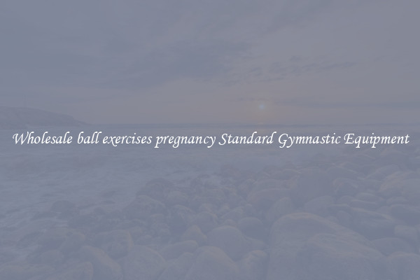 Wholesale ball exercises pregnancy Standard Gymnastic Equipment