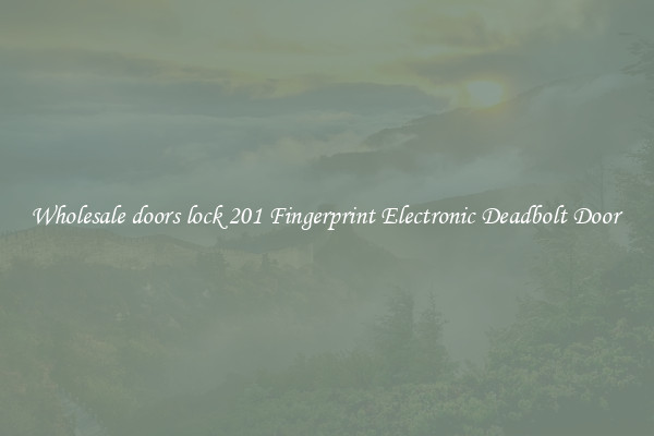 Wholesale doors lock 201 Fingerprint Electronic Deadbolt Door 