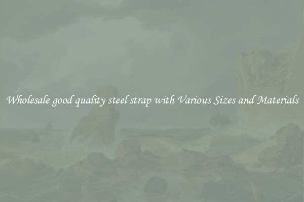 Wholesale good quality steel strap with Various Sizes and Materials
