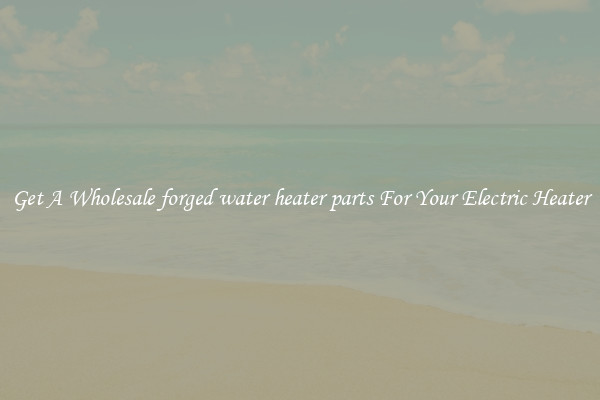 Get A Wholesale forged water heater parts For Your Electric Heater