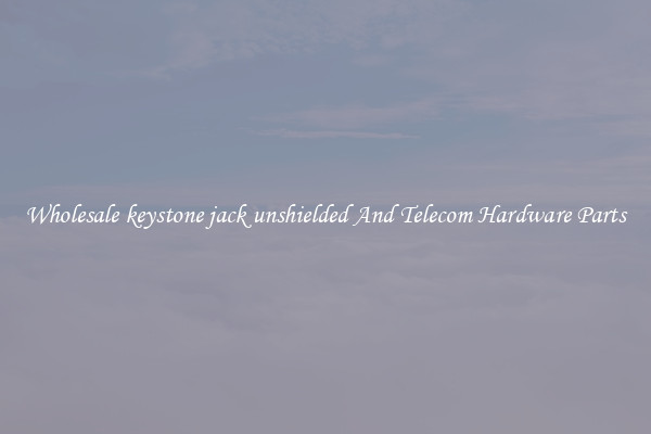 Wholesale keystone jack unshielded And Telecom Hardware Parts