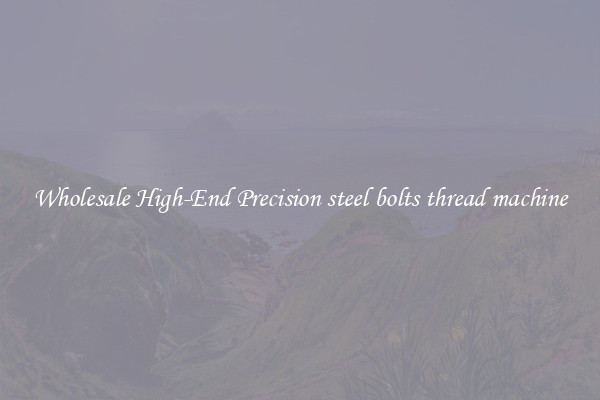 Wholesale High-End Precision steel bolts thread machine