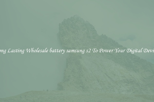 Long Lasting Wholesale battery samsung s2 To Power Your Digital Devices
