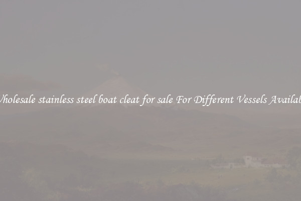 Wholesale stainless steel boat cleat for sale For Different Vessels Available